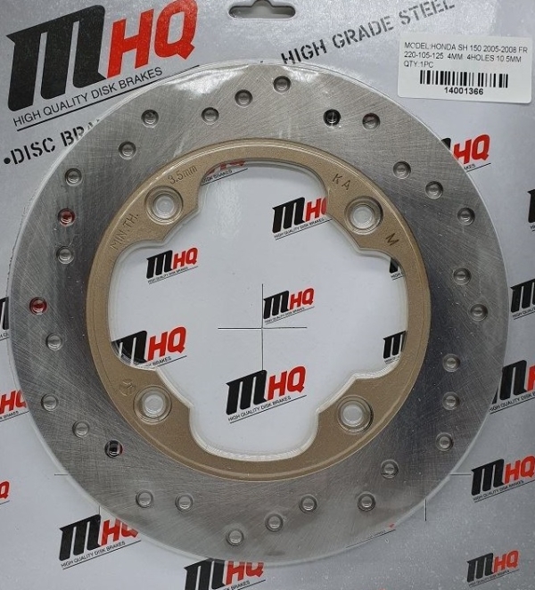 ΔΙΣΚΟΠΛΑΚΑ SH150 05-08 ΕΜΠ 220-105-125 4ΤΡ(10.5) MHQ