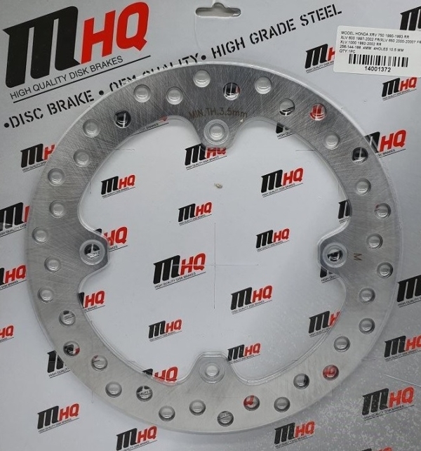 ΔΙΣΚΟΠΛΑΚΑ XT600 95-04 XV250 89-09 ΕΜΠ 282-132-150 6ΤΡ(8.5) MHQ