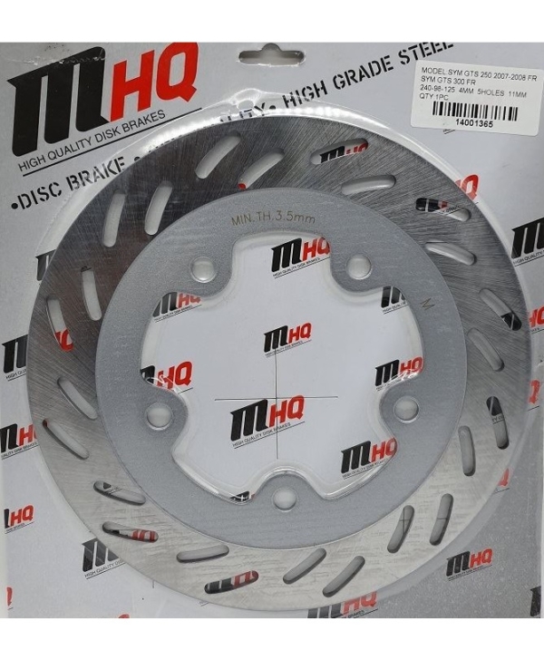 ΔΙΣΚΟΠΛΑΚΑ GTS250 07-08 ΕΜΠ GTS300 ΕΜΠ 240-98-125 5ΤΡ(11) MHQ