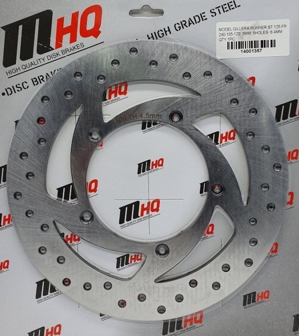 ΔΙΣΚΟΠΛΑΚΑ RUNNER125 ST ΕΜΠ 240-105-120 5ΤΡ(6.4) MHQ